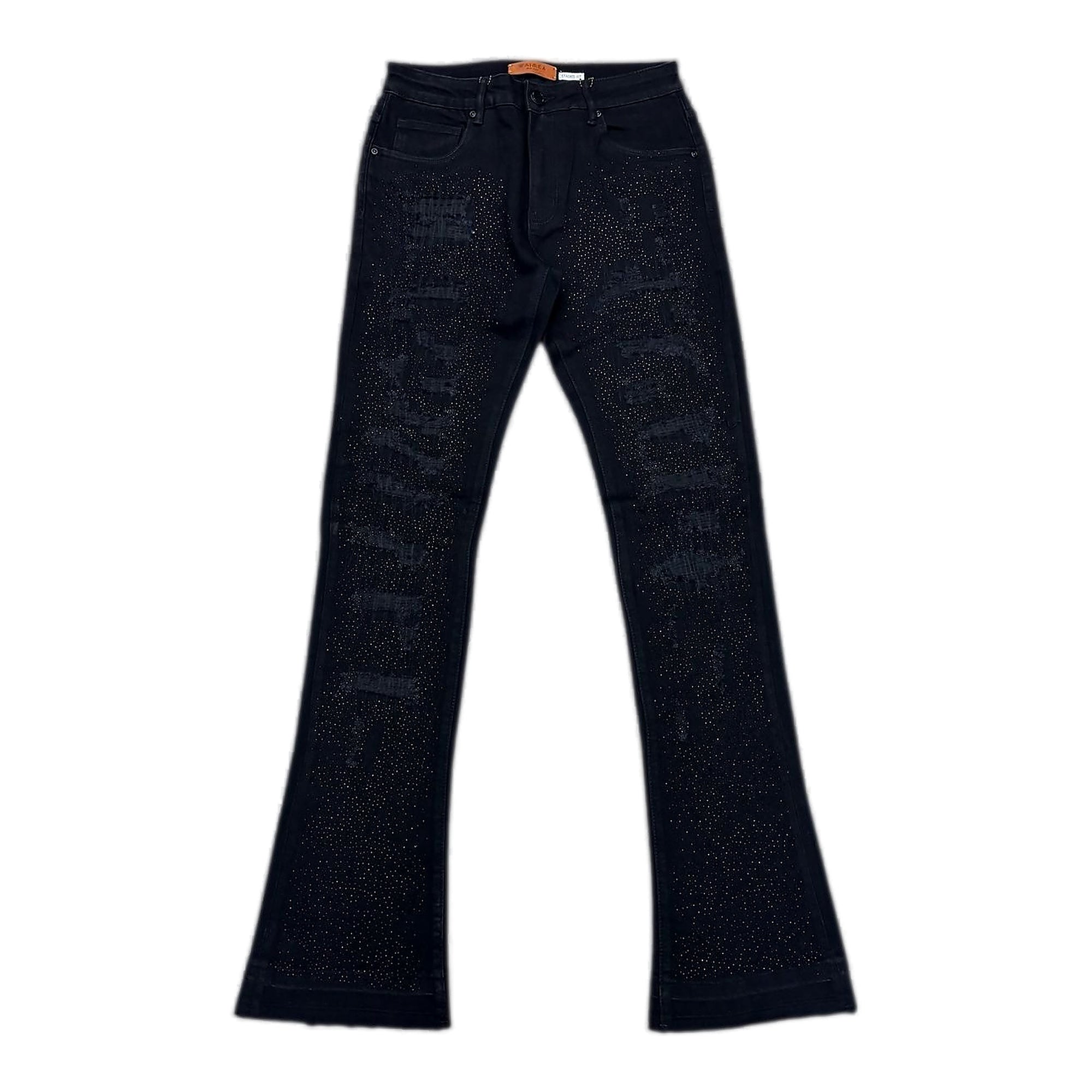 Waimea Rhinestone Jeans - Straight Leg