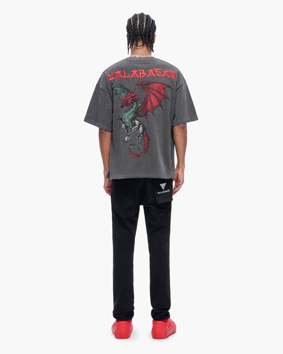 Bengal Skinny Jet Black Jeans - Valabasas