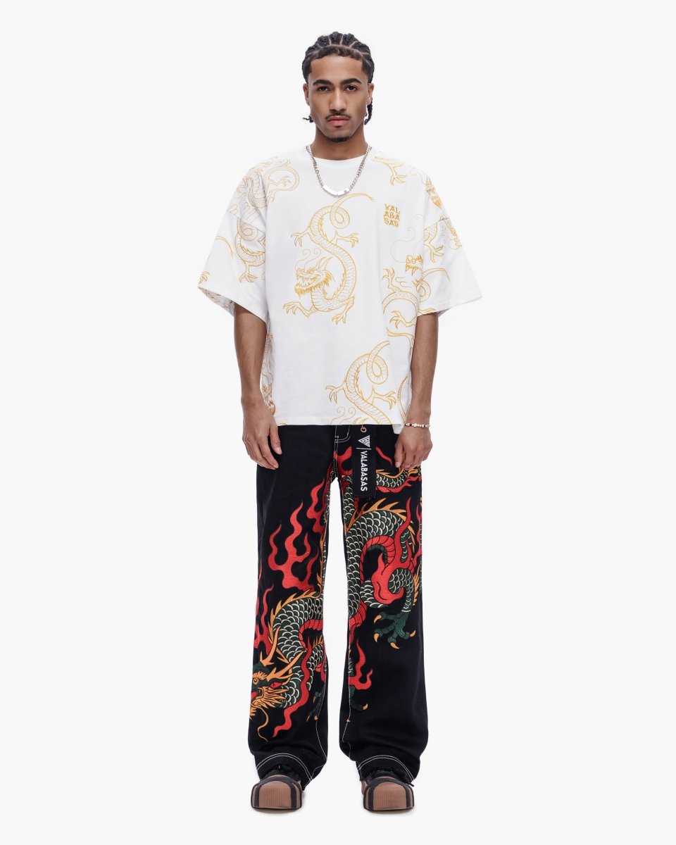 Blaze Fang Straight Leg Denim Jet Black - Valabasas