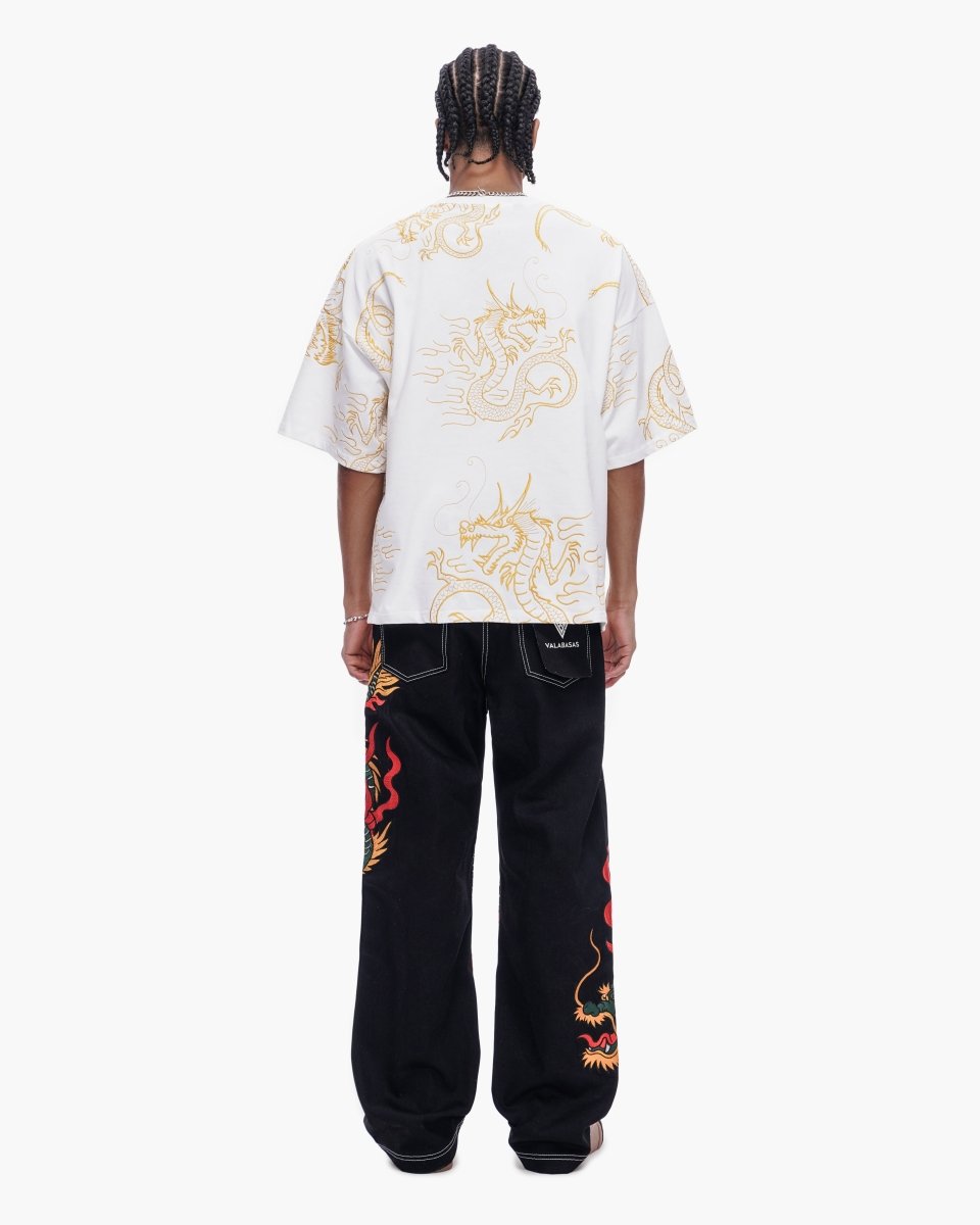 Blaze Fang Straight Leg Denim Jet Black - Valabasas