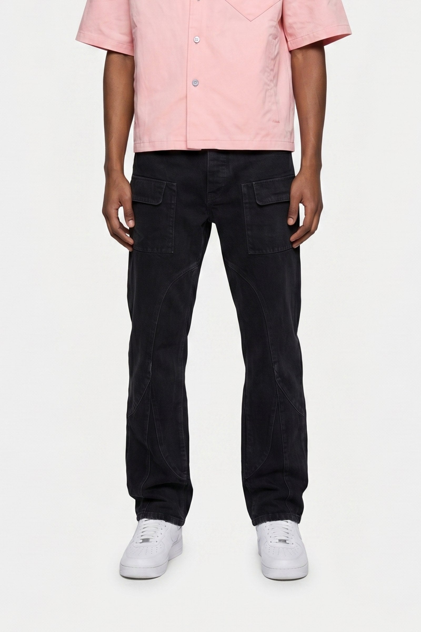 Silnt Chptrs Knee Panel Jeans - Cargo Style