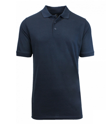 XBE- Boys Short Sleeve School Uniform Polo Shirt in Navy Blue