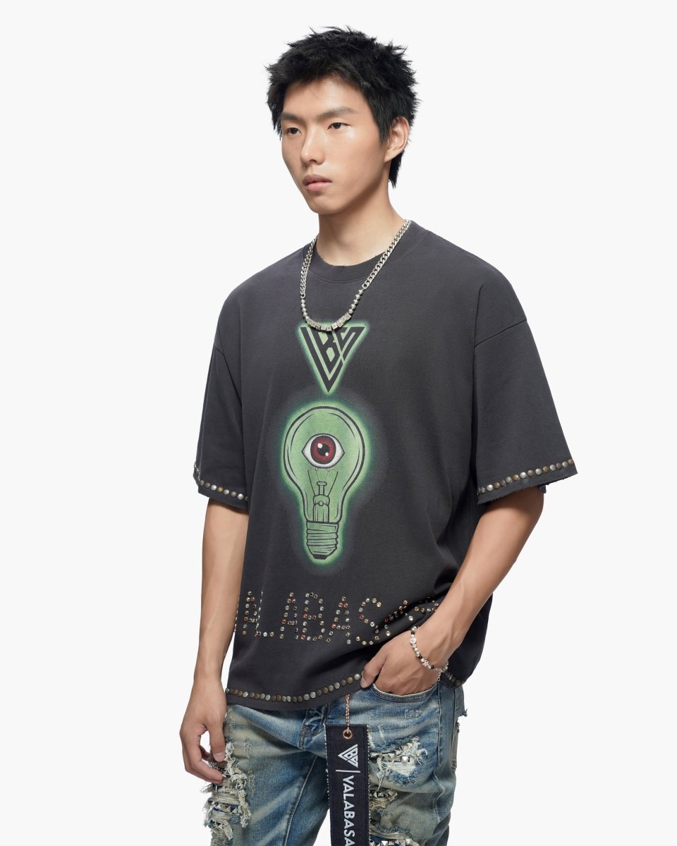 Bright Minds Vintage Grey Tee - Valabasas