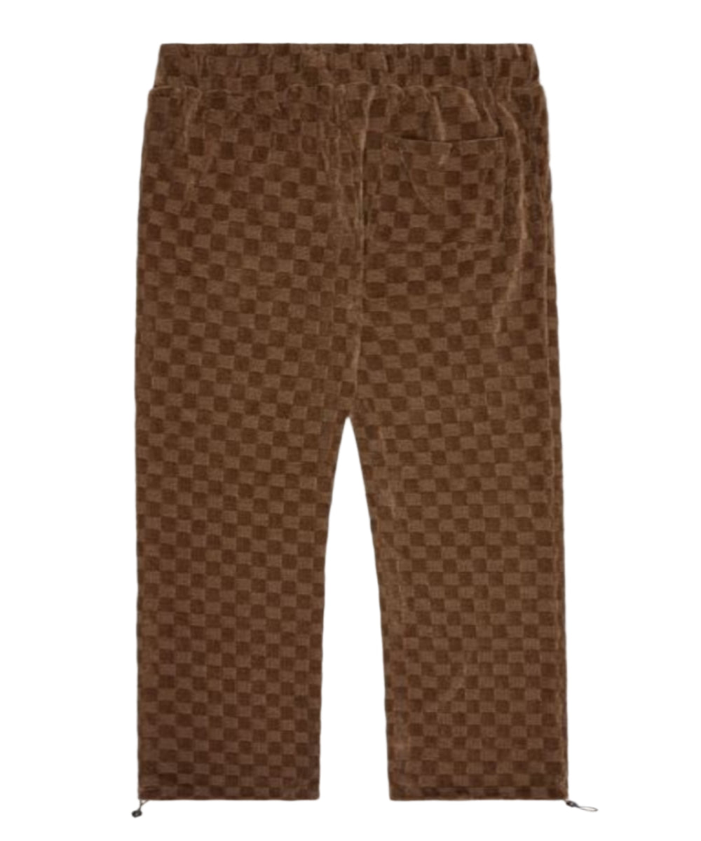 "CHECKMATE" PANTS BROWN