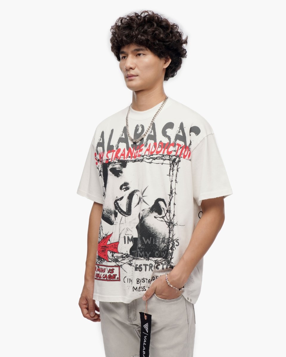 Bystander White Tee - Valabasas