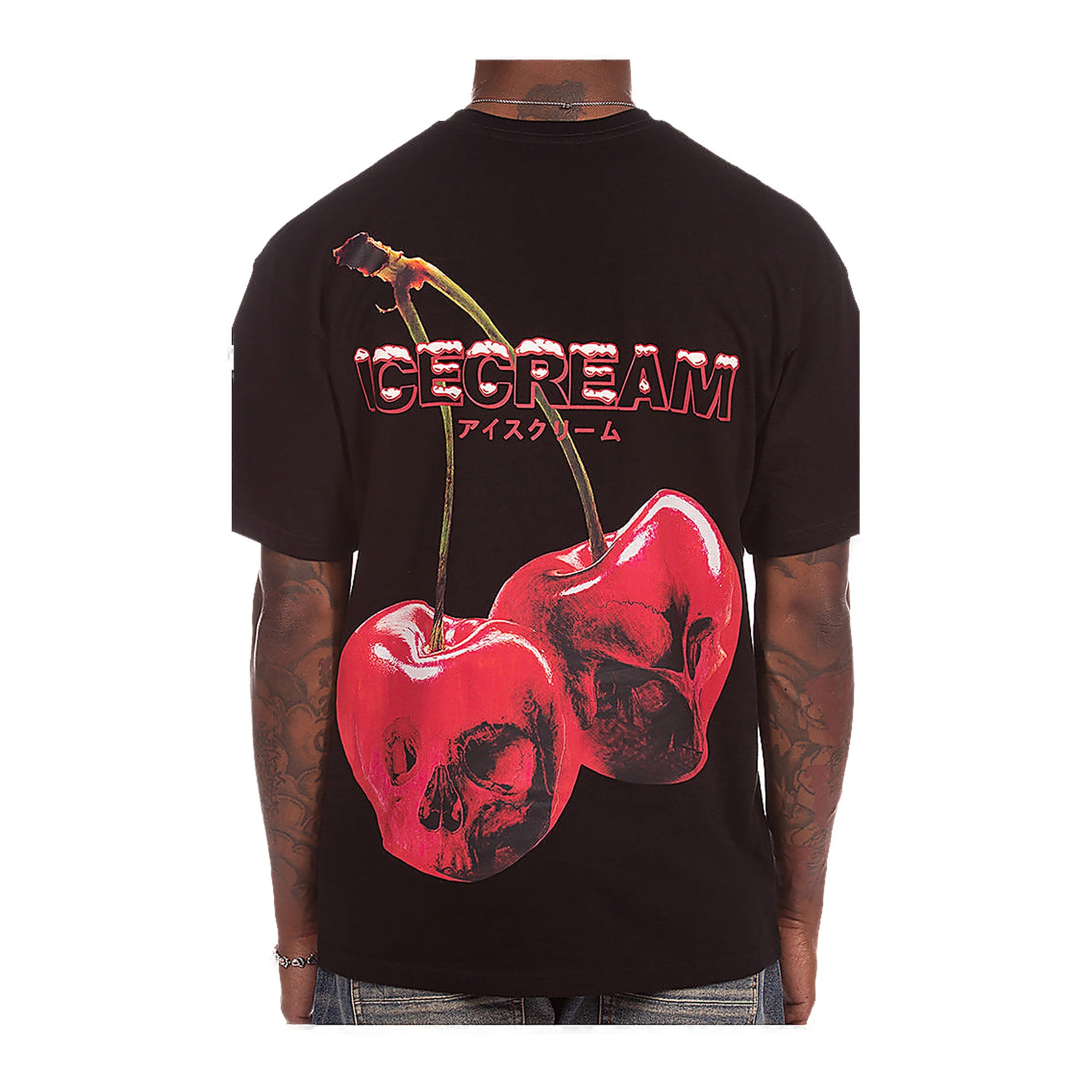 Ice Cream Cherry Skull T-Shirt - Graphic