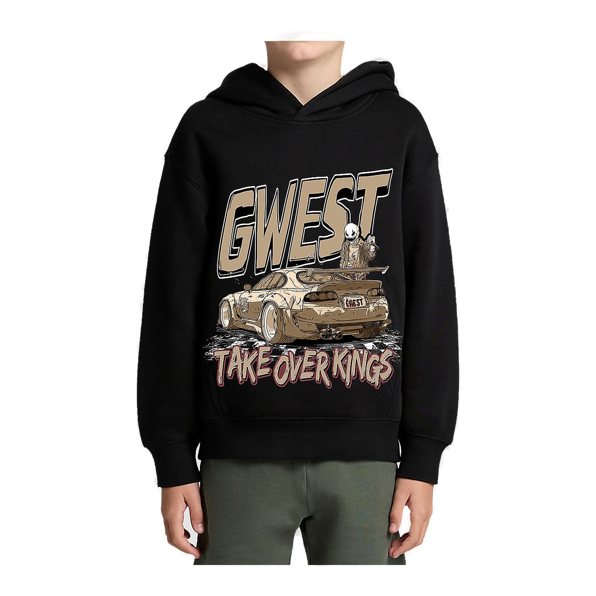 G-West Claim The Crown Youth Hoodie - Graphic Print