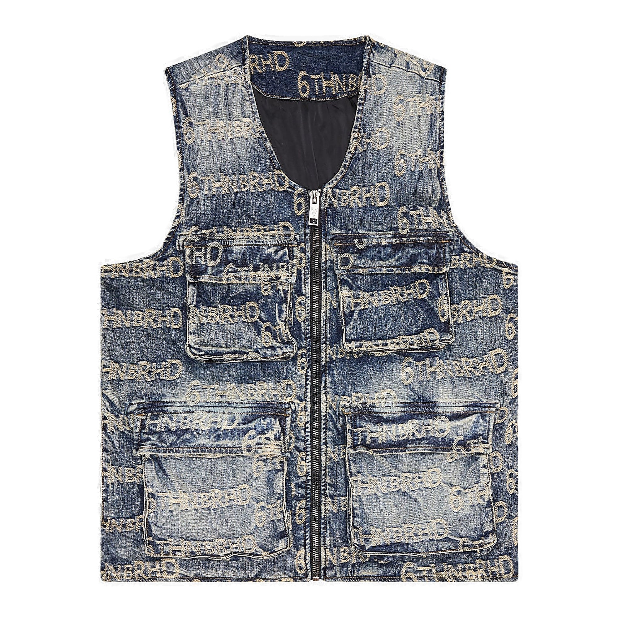 6Th Nbrhd Signature Men's Denim Vest