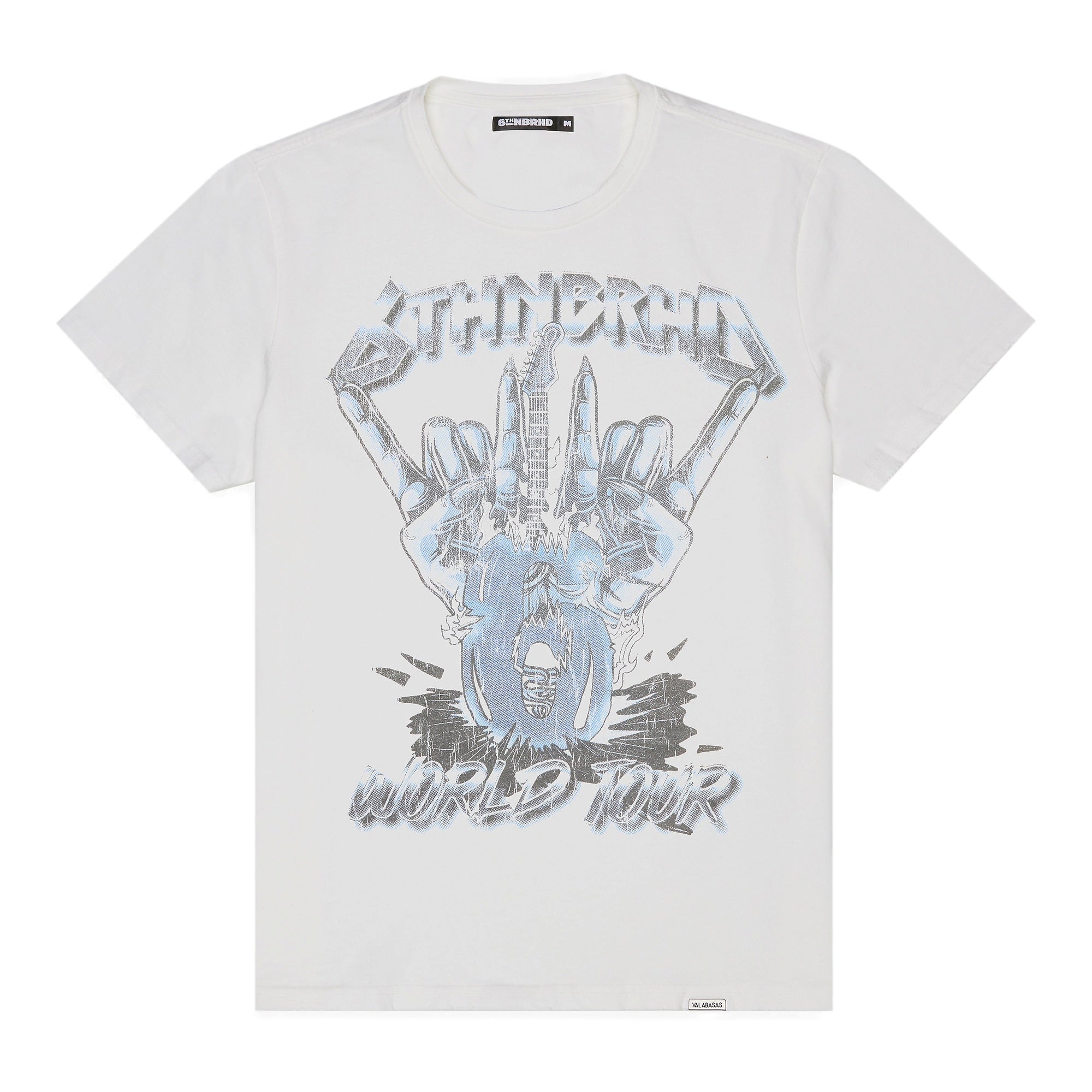 6Th Nbrhd Heavy Metal Men's T-Shirt - White