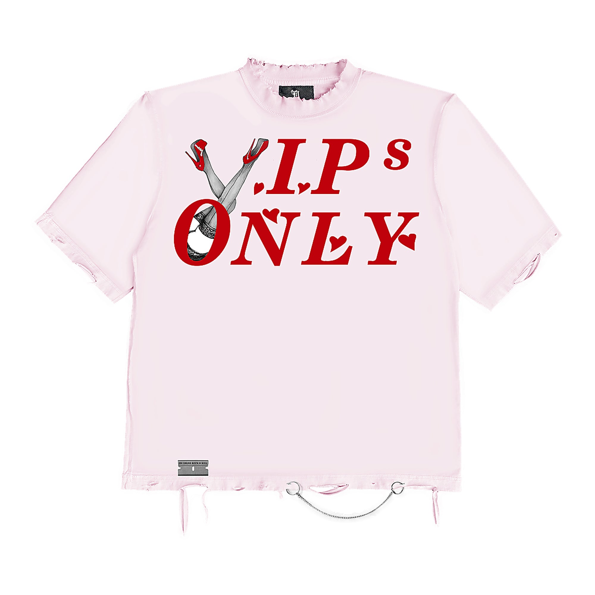 November Reine V.I.P's Tee - Hand Shredded