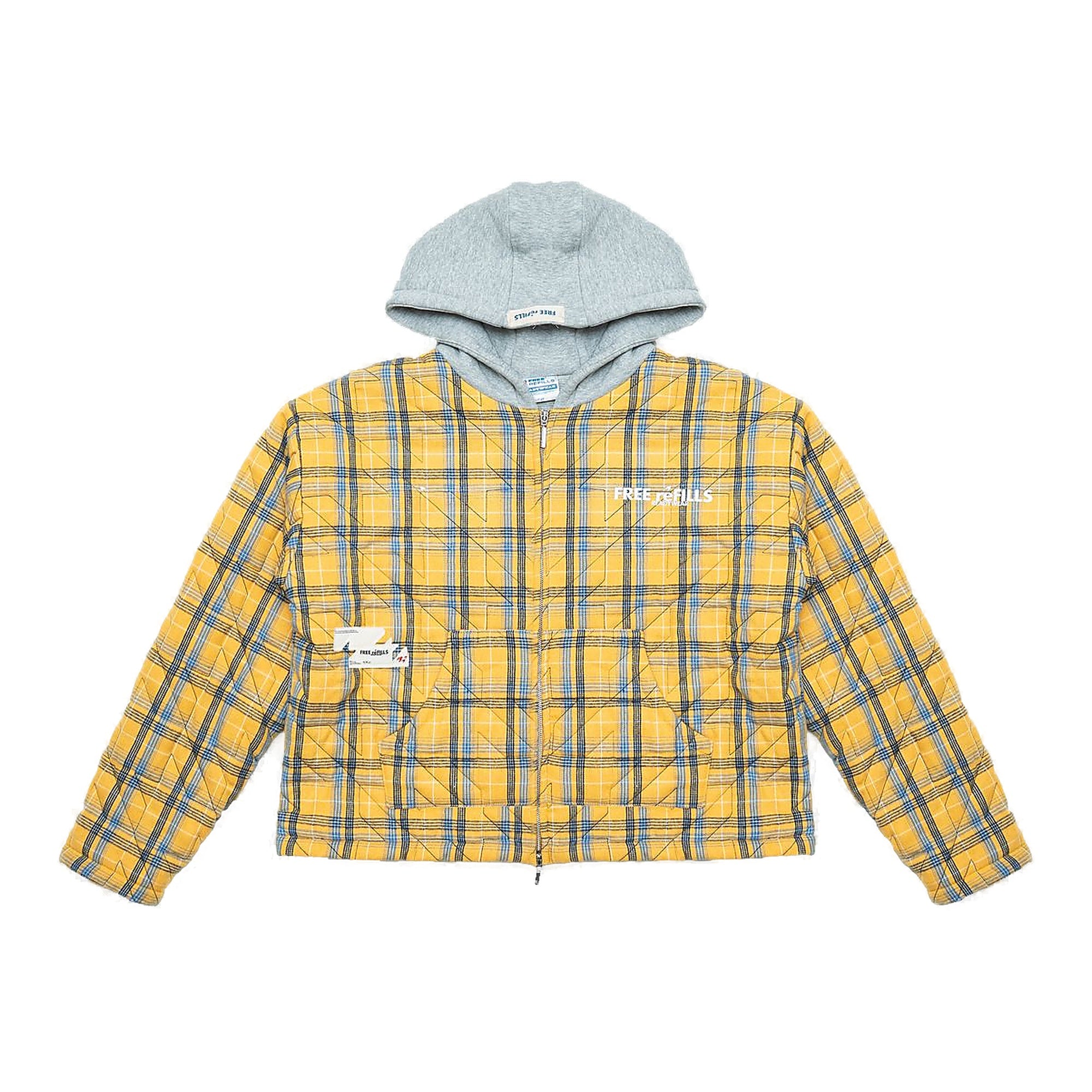 Free Refills Men's Yellow Jacket - Water-Resistant