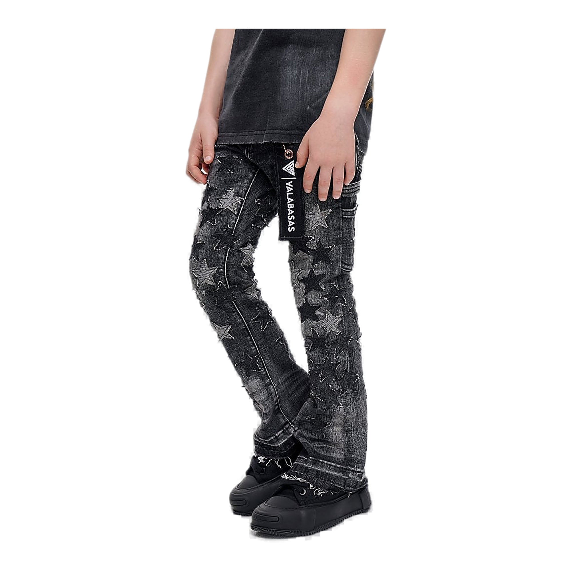 Valabasas Star Youth Jeans - Embroidered