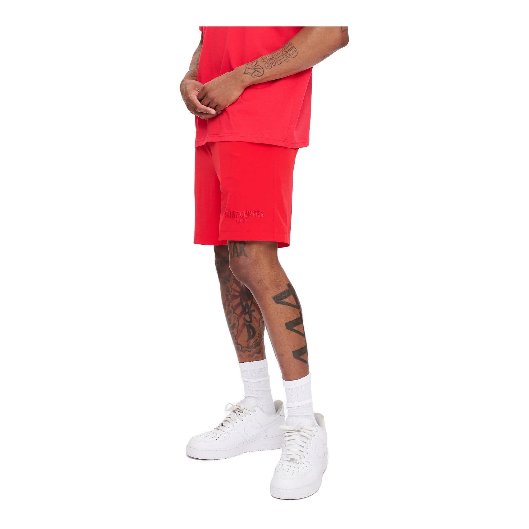 Silnt Chptrs Tonal Logo Shorts - Mesh Lining