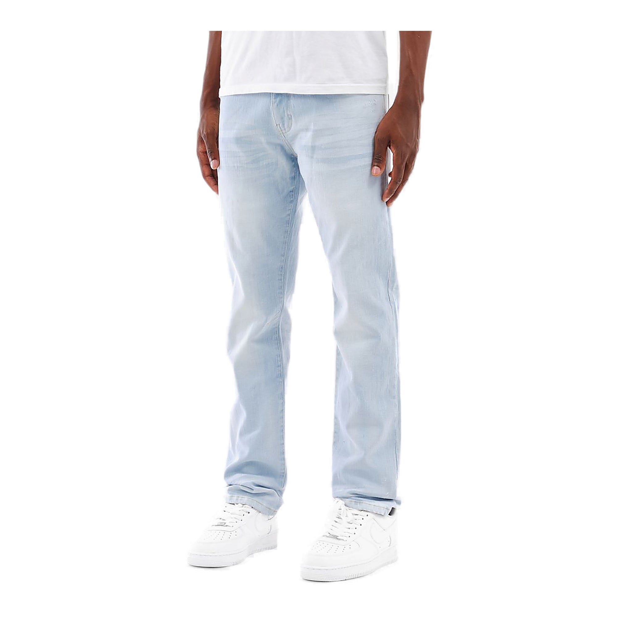 Copper Rivet Clean Hem Jeans - Slim Fit