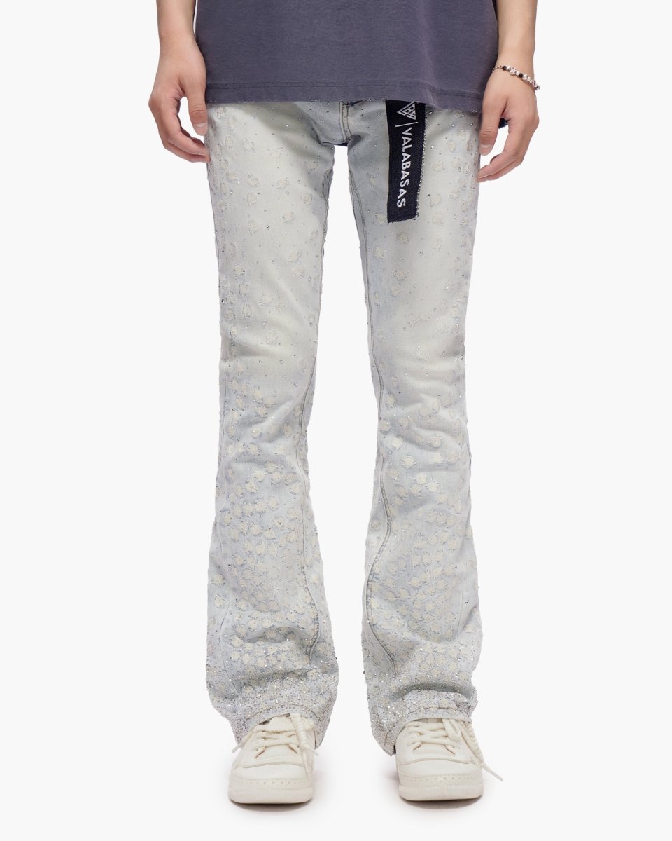 Canite Stacked Light Blue Wash Jeans - Valabasas