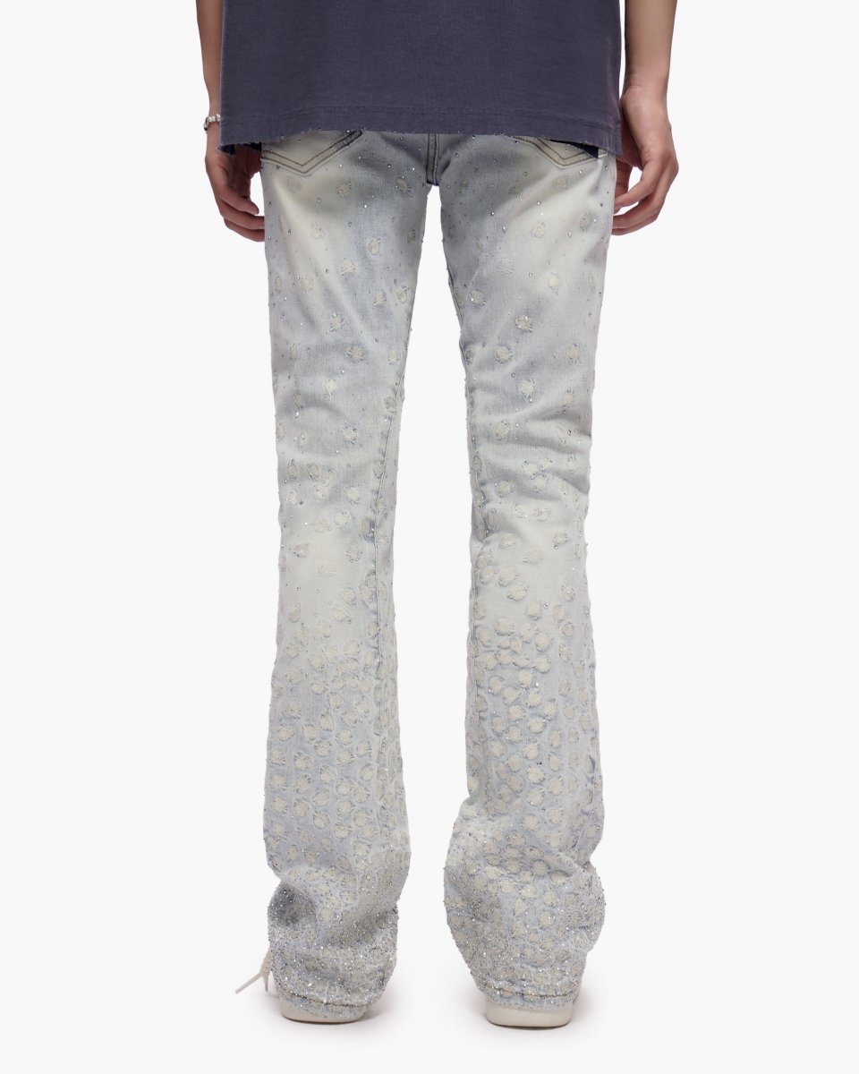 Canite Stacked Light Blue Wash Jeans - Valabasas