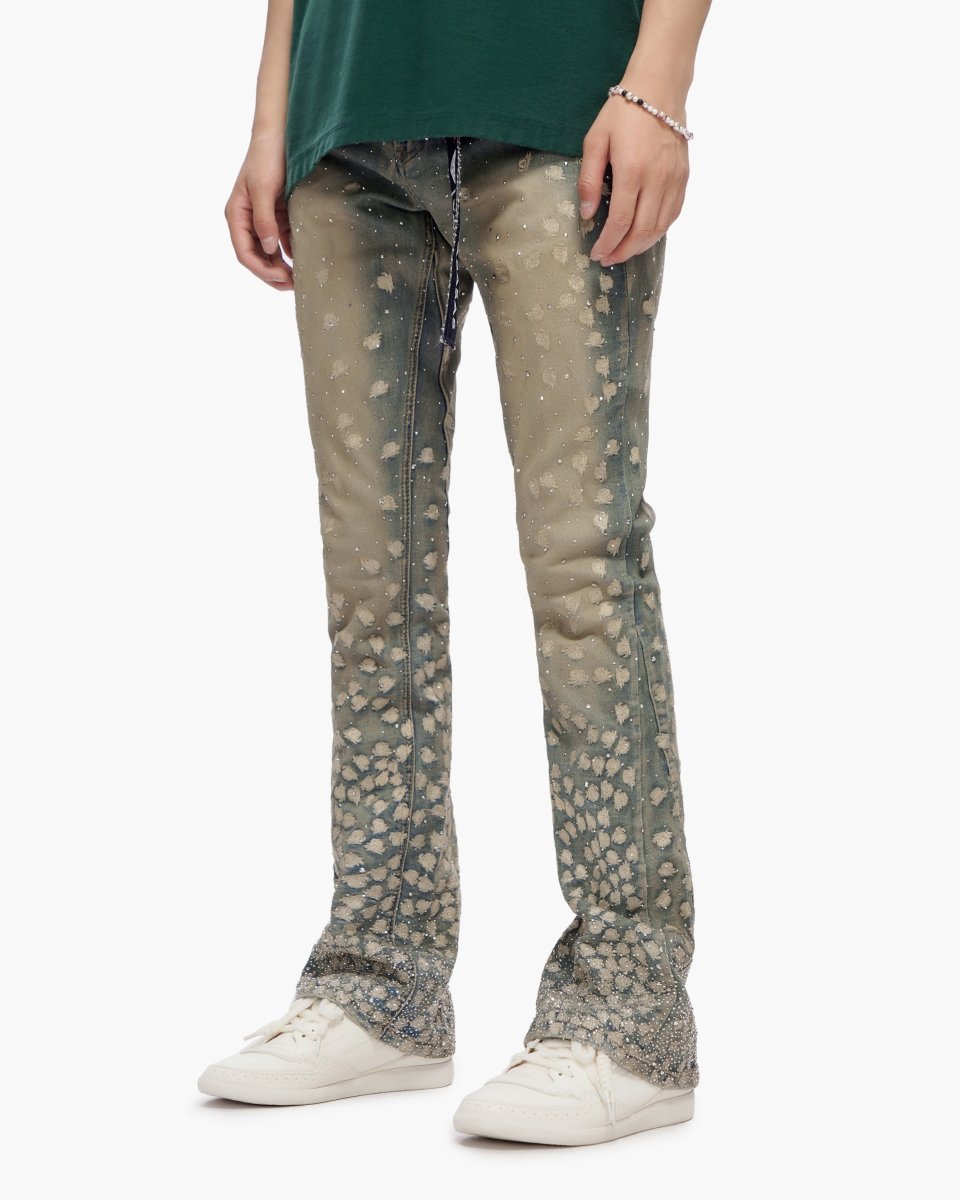 Canite Stacked Vintage Wash Jeans - Valabasas