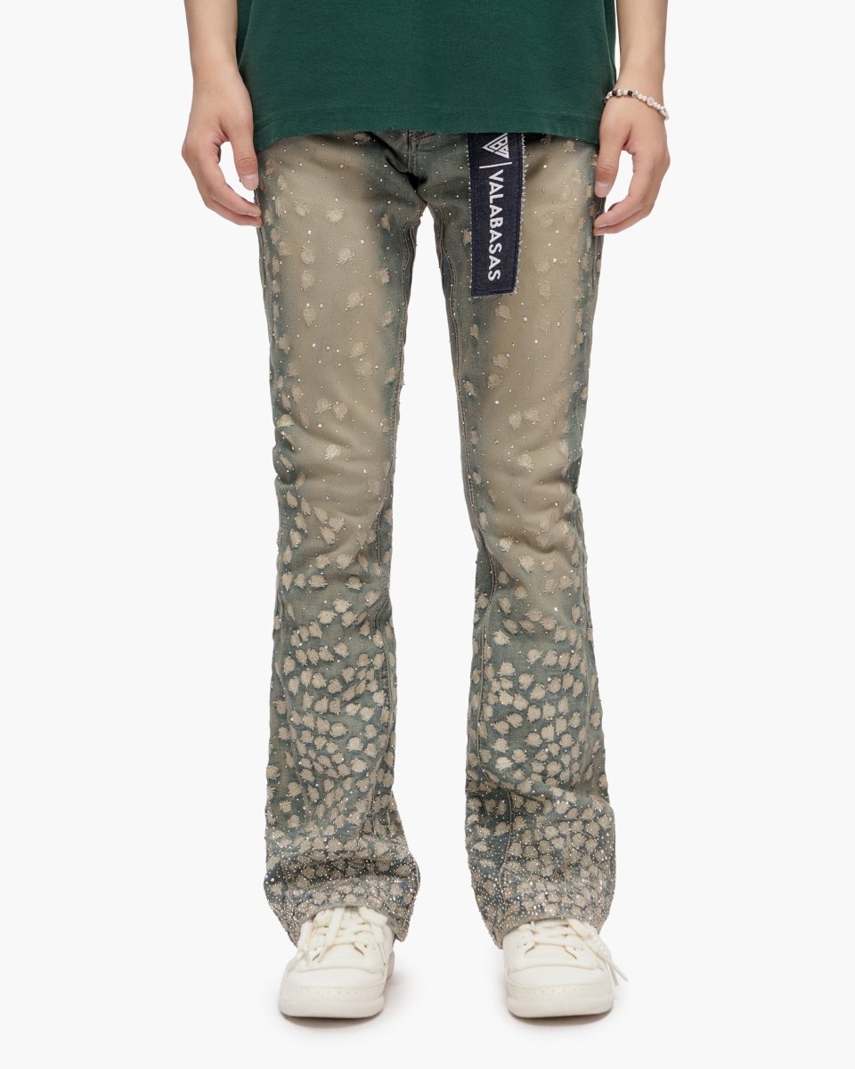 Canite Stacked Vintage Wash Jeans - Valabasas