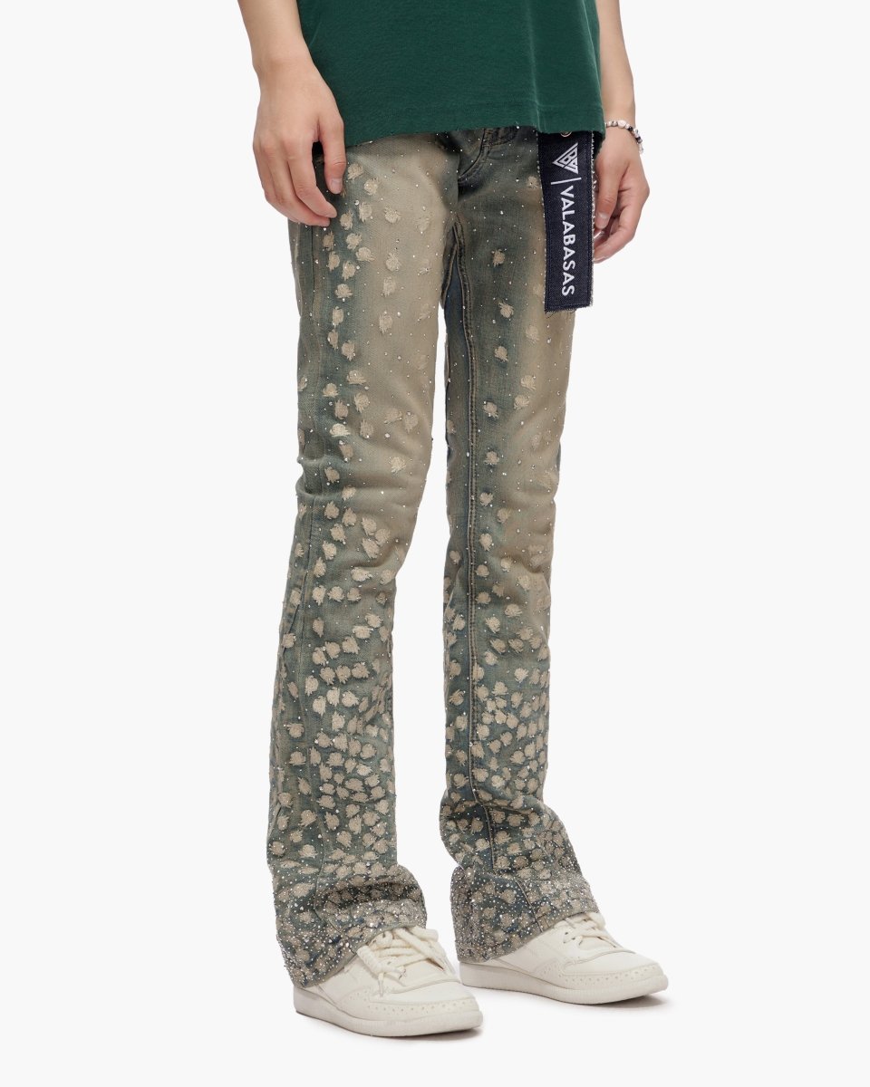 Canite Stacked Vintage Wash Jeans - Valabasas