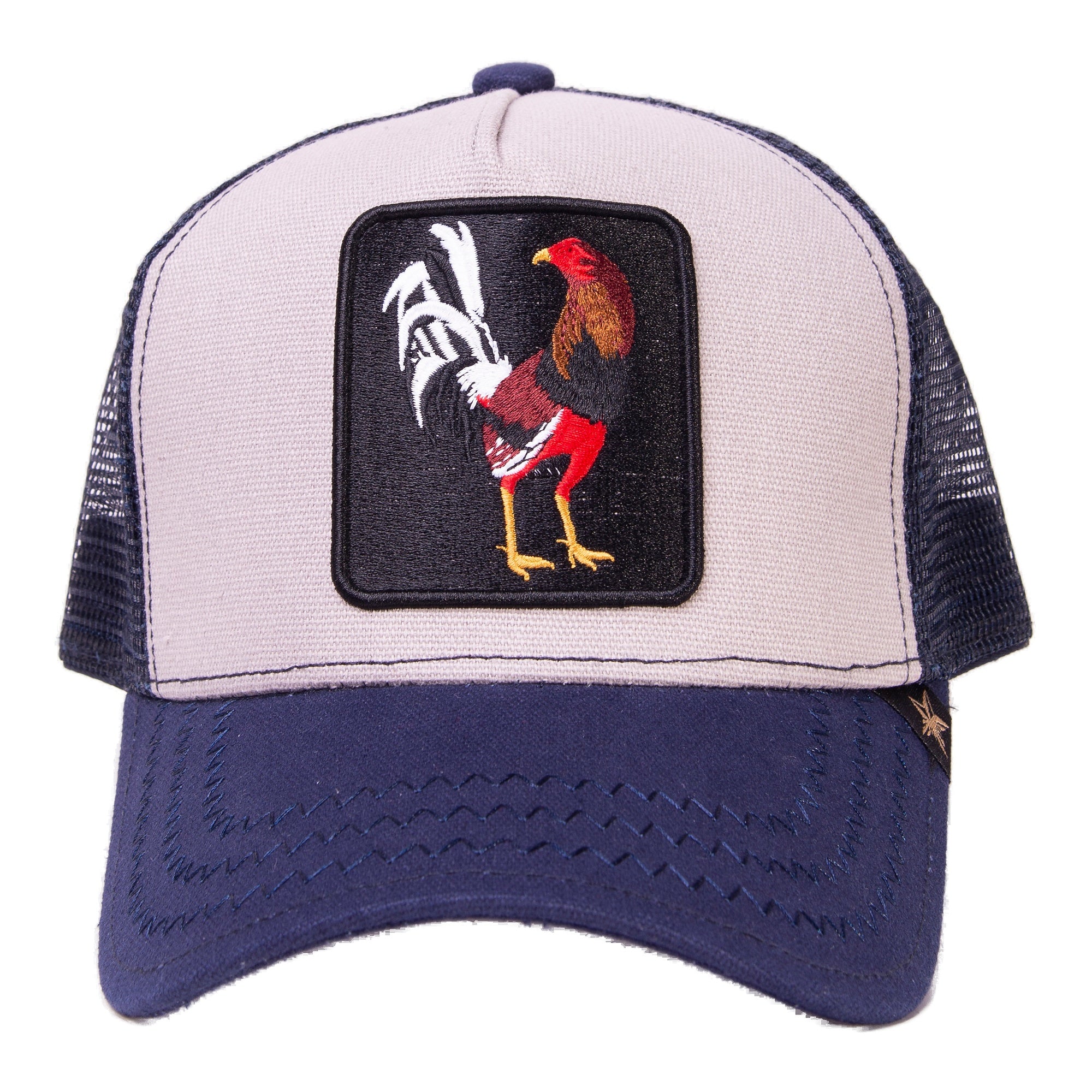 Gold Star Rooster Hats - Blue