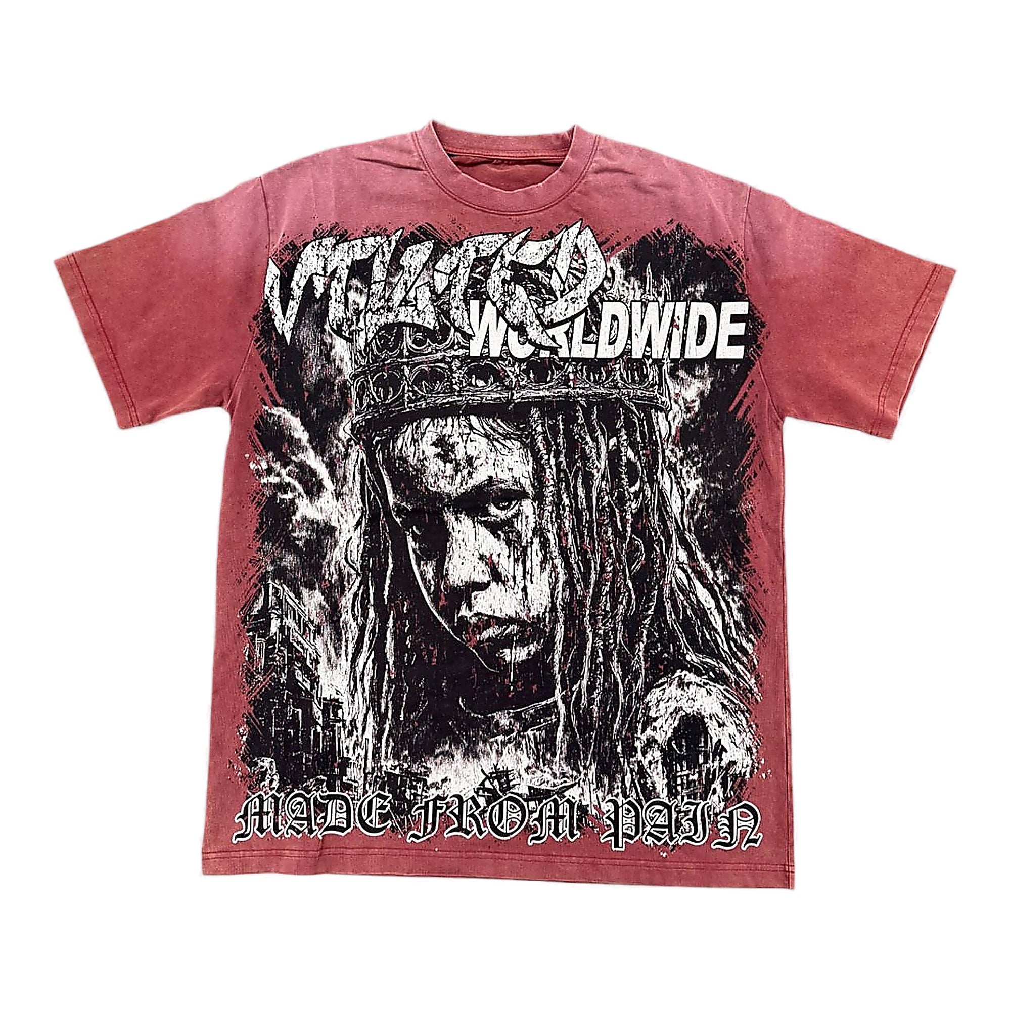 Vtilited Crowned Tee - Vintage Wash Berry