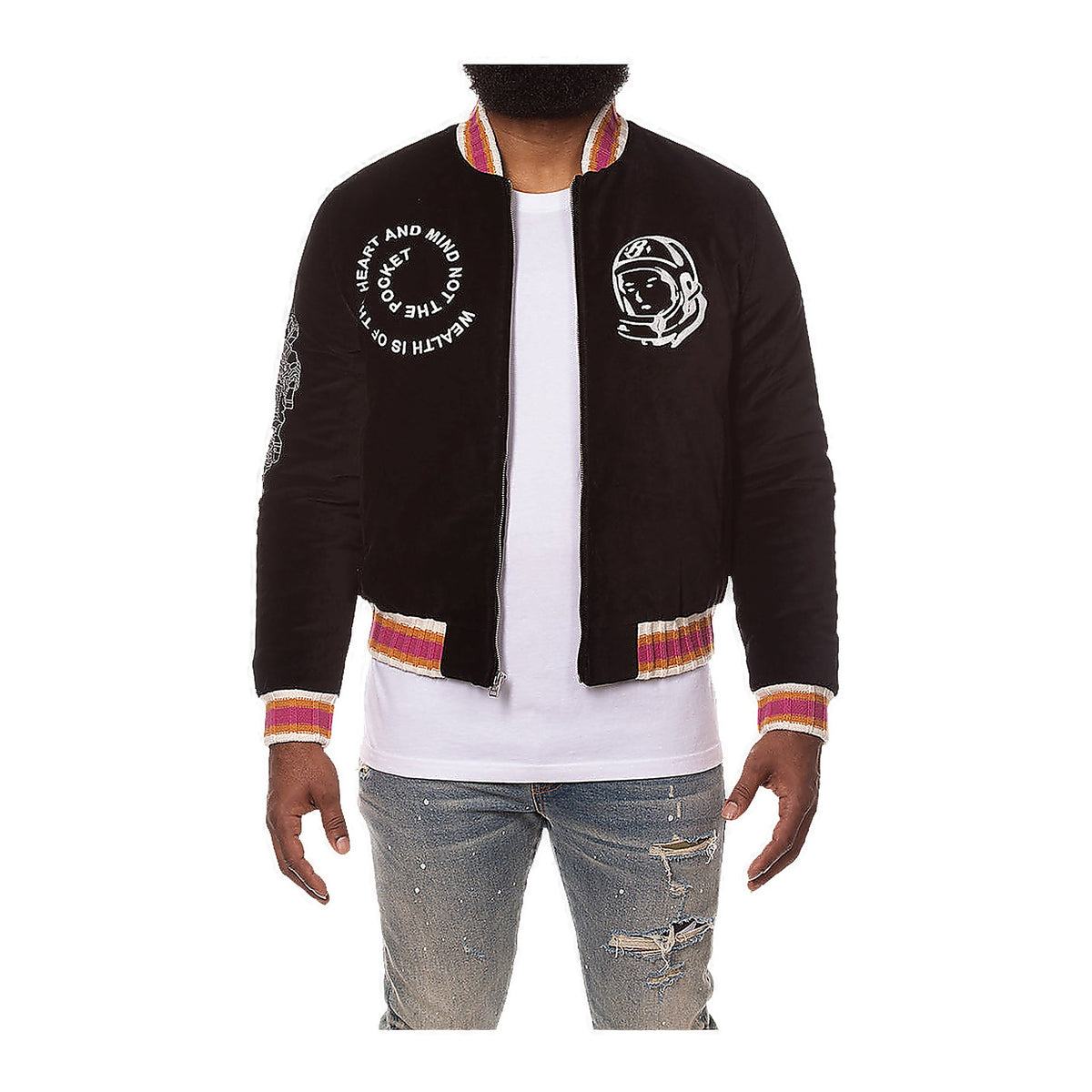 Billionaire Boys Club Bb Wealth Bomber Jacket - Velour Black