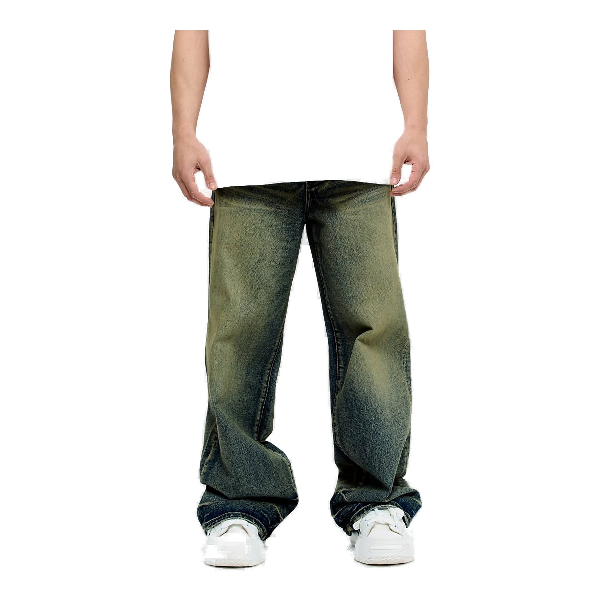 Valabasas Mr. Baggy Medium Vintage Jeans - Faded Green