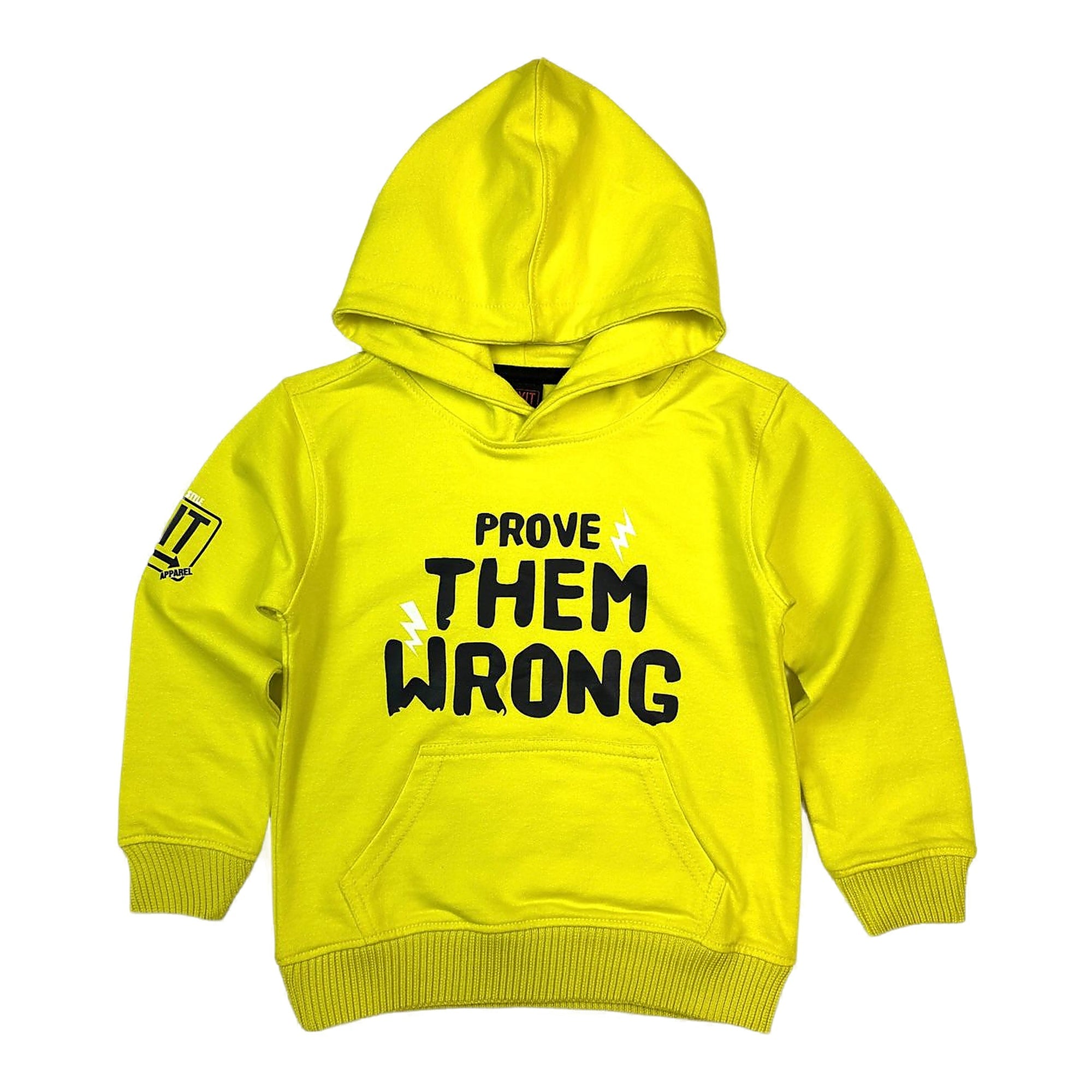 Exit Ptw Hoodie Kids - Yellow