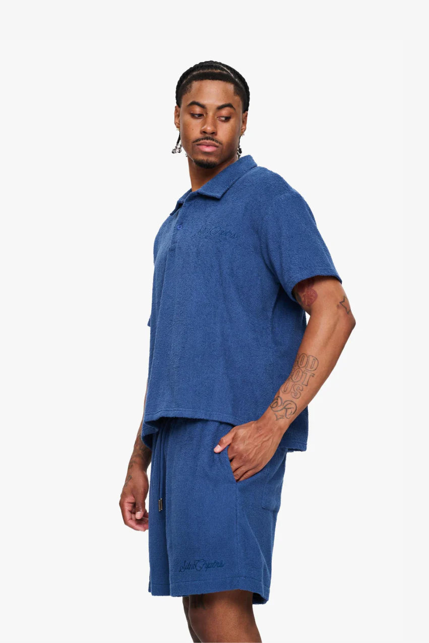 Silnt Chptrs Embroidered Polo Shirt - Cropped