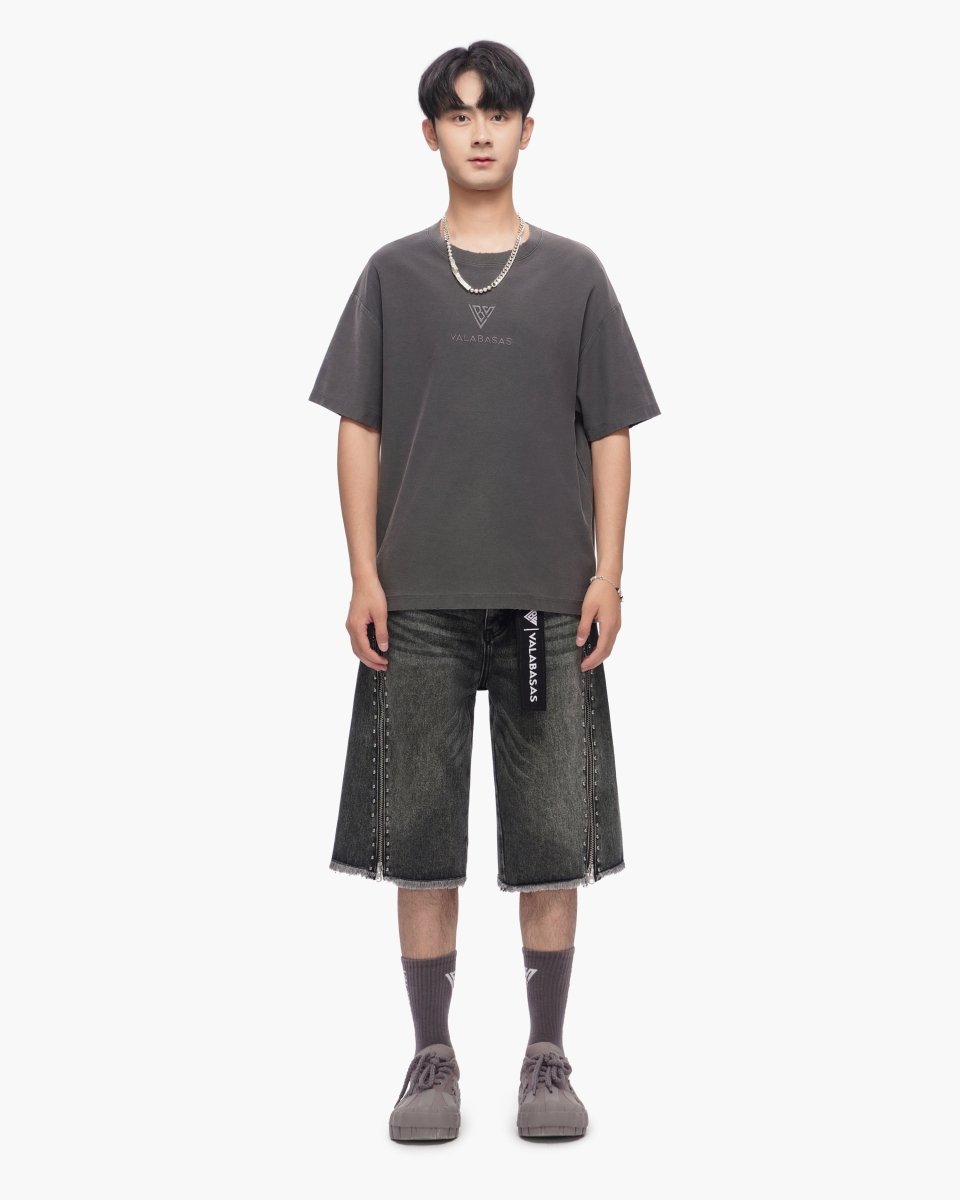 Chosen Jorts Grey Wash - Valabasas