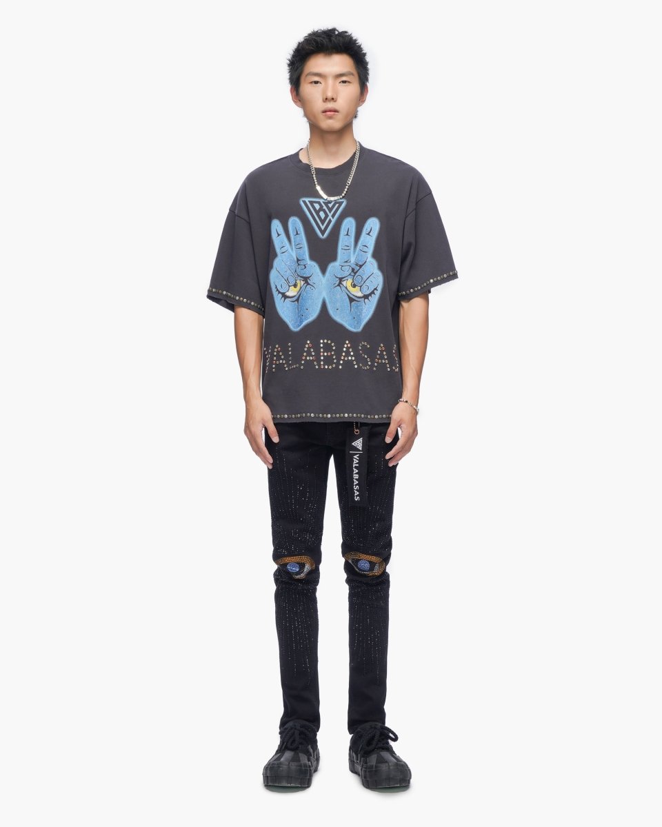 Clear Visions Vintage Grey Tee - Valabasas