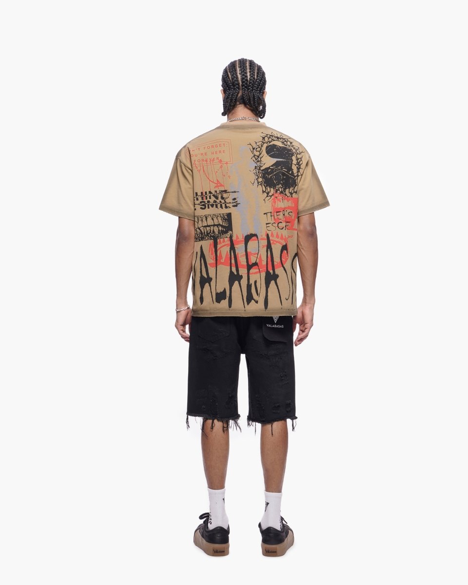 Clipped Jorts Black Waxed - Valabasas