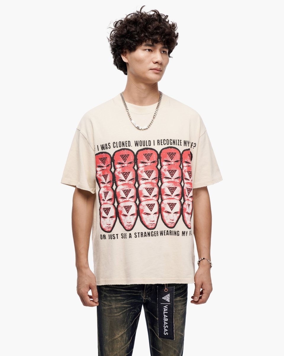 Cloned Cream Tee - Valabasas