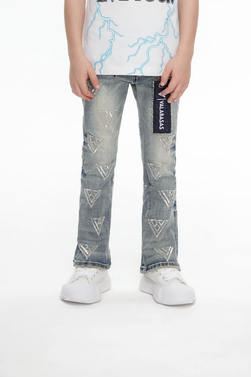 Code Kids Stacked Denim Vintage Wash - Valabasas