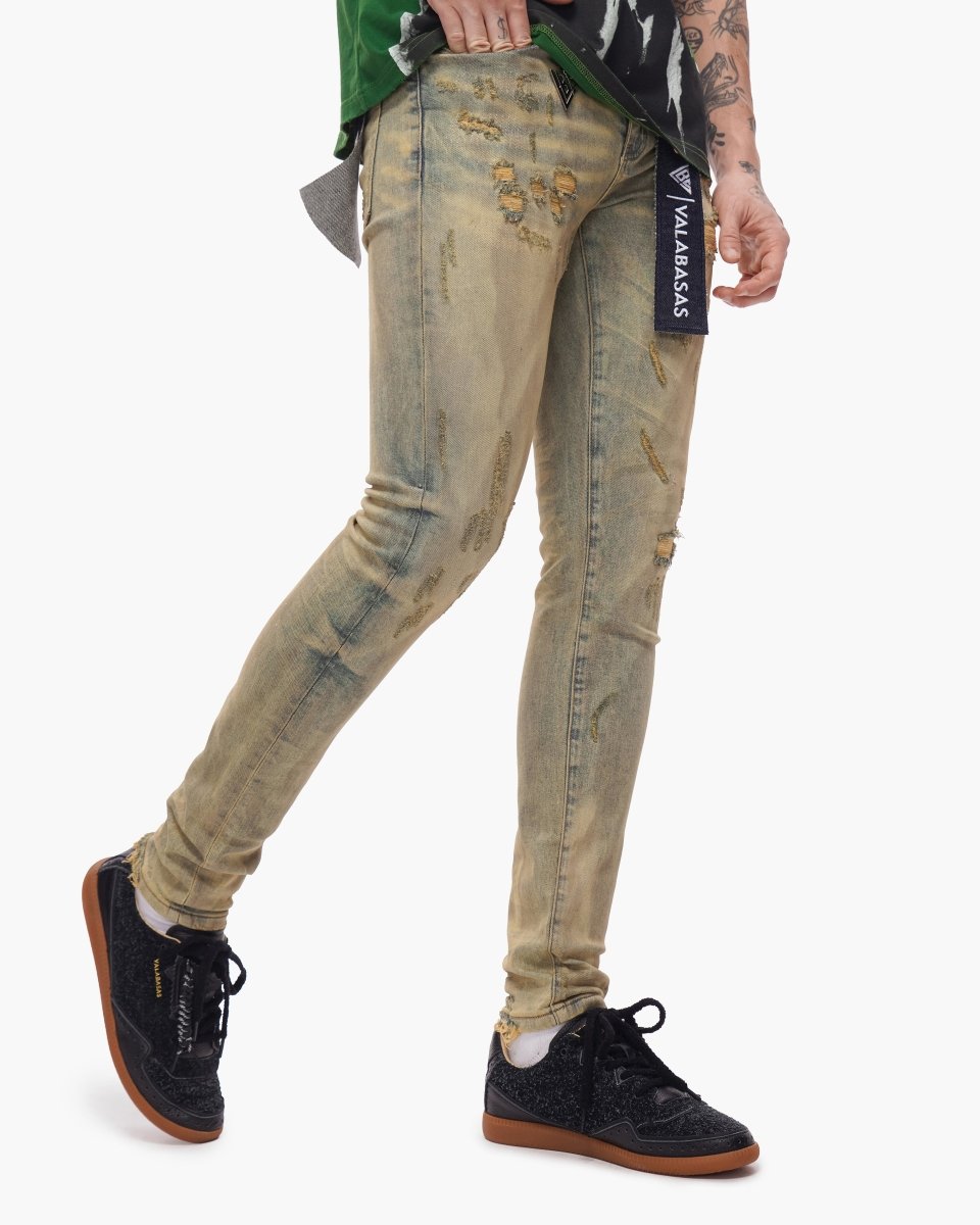 Collage Skinny Denim Vintage Wash - Valabasas
