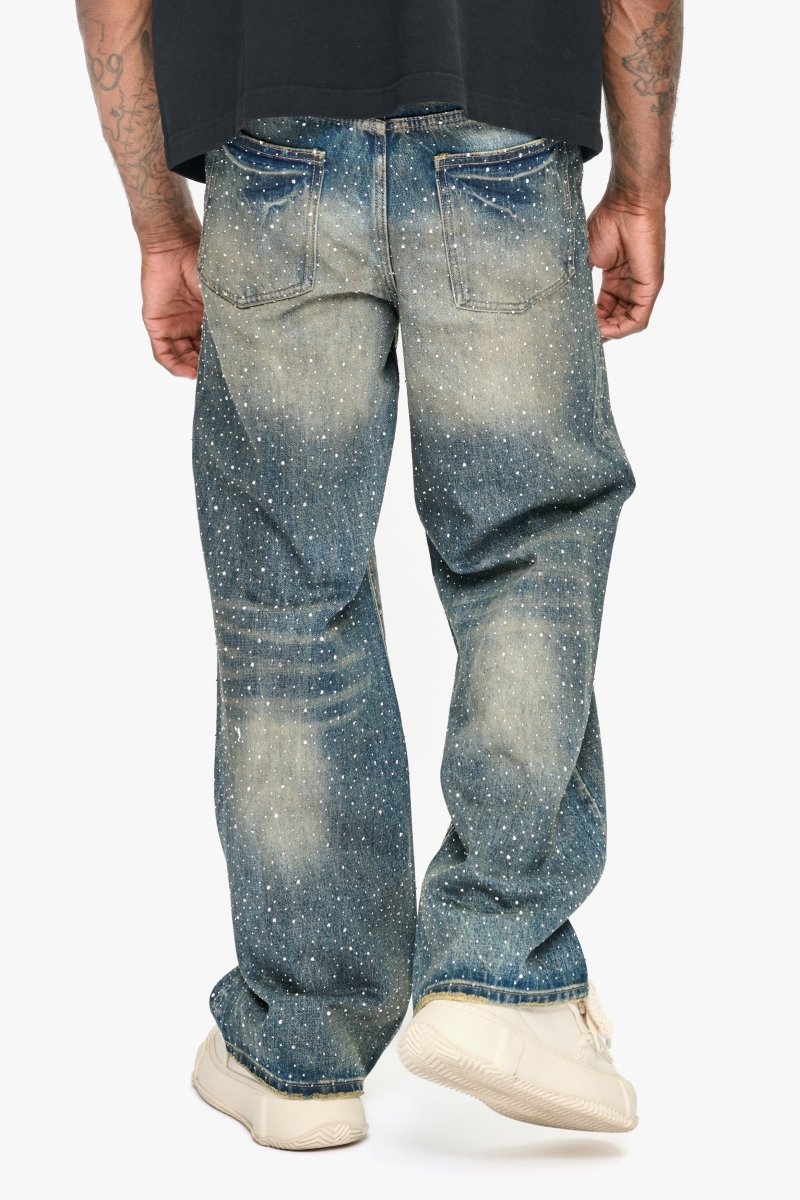 Convince Dk. Vintage Blue Baggy Jean - Valabasas