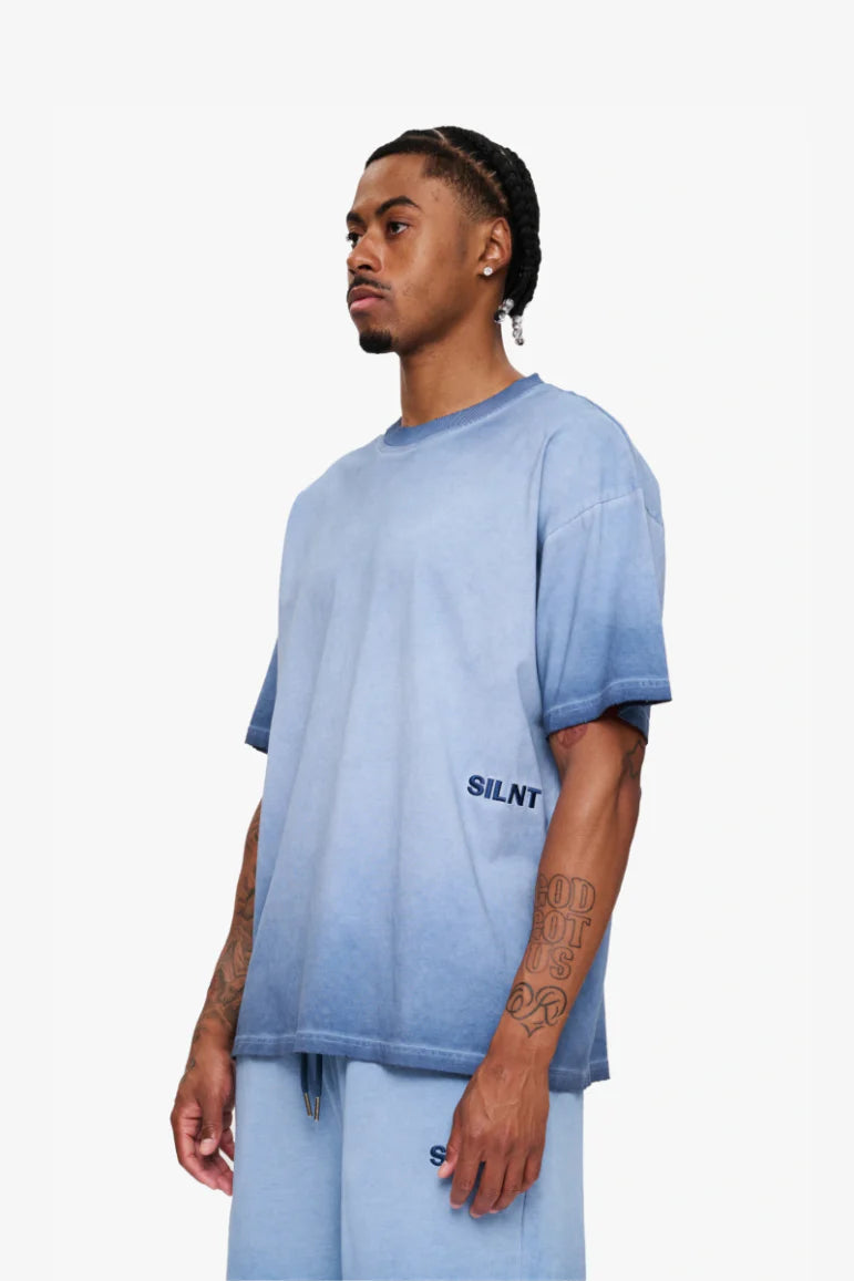 Silnt Chptrs Indigo Tee - Boxy Fit