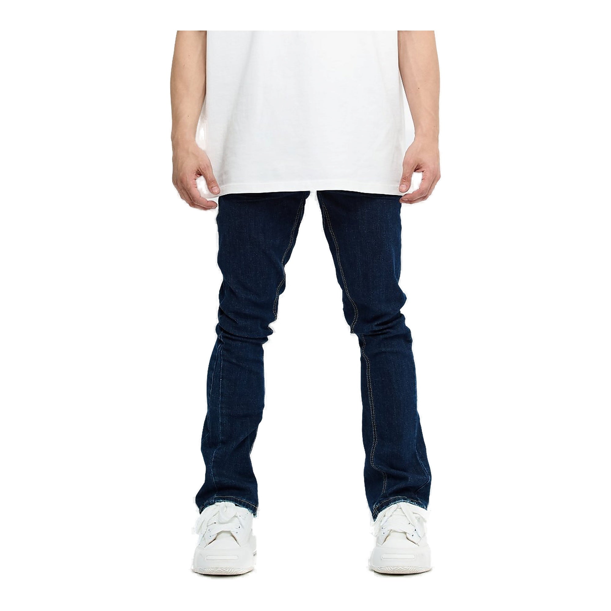 Valabasas Mr. Stacked Dark Blue Men's Jeans - Dark Wash