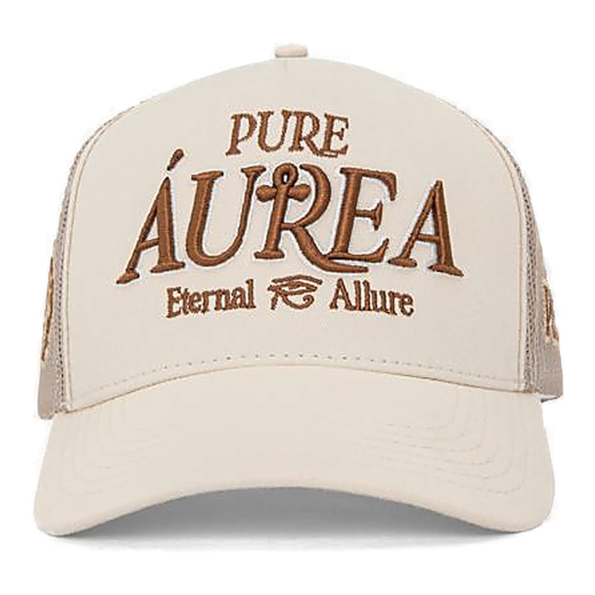 Pure Aurea Cap Trucker Hat - Beige