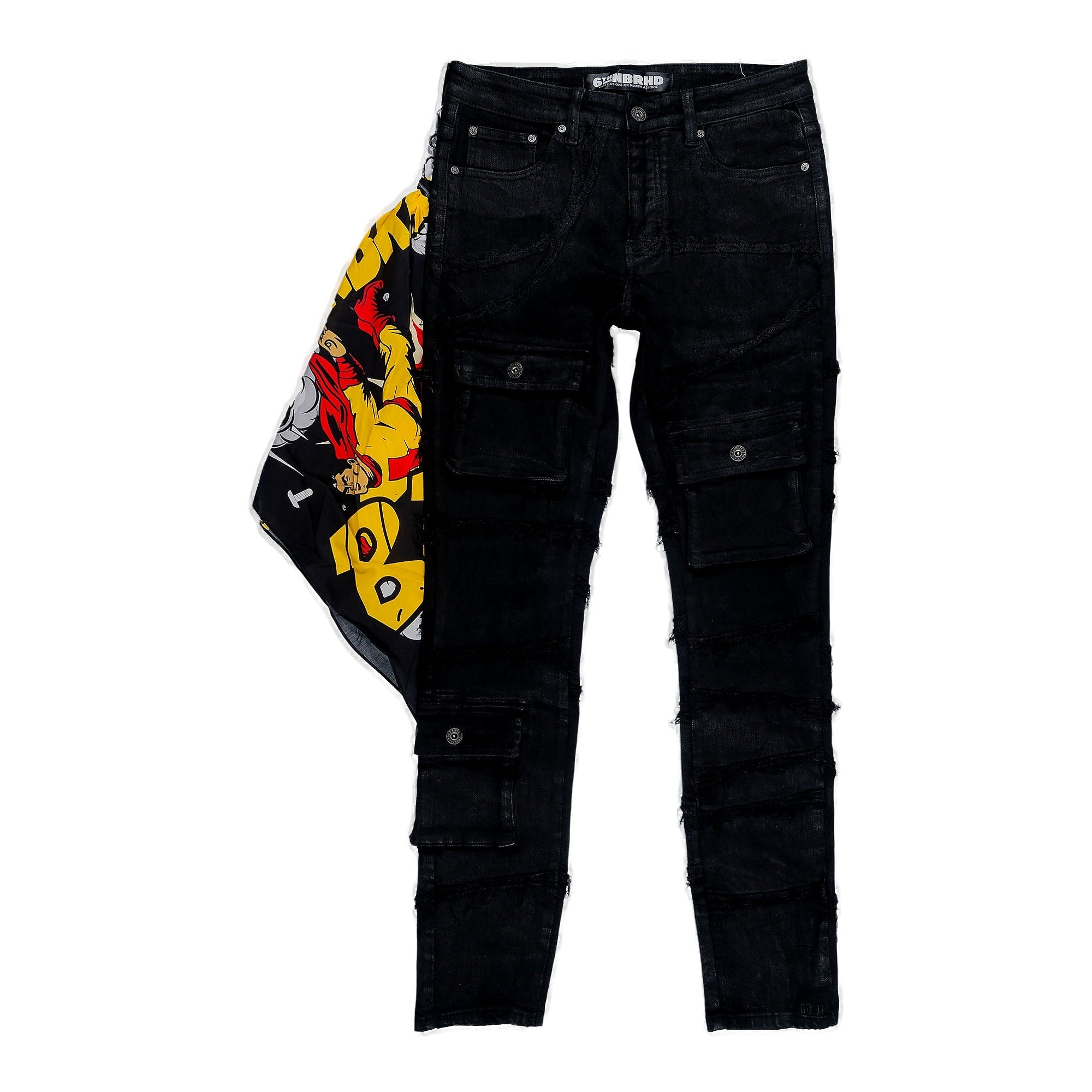 6Th Nbrhd Immortal Men's Jeans - Black
