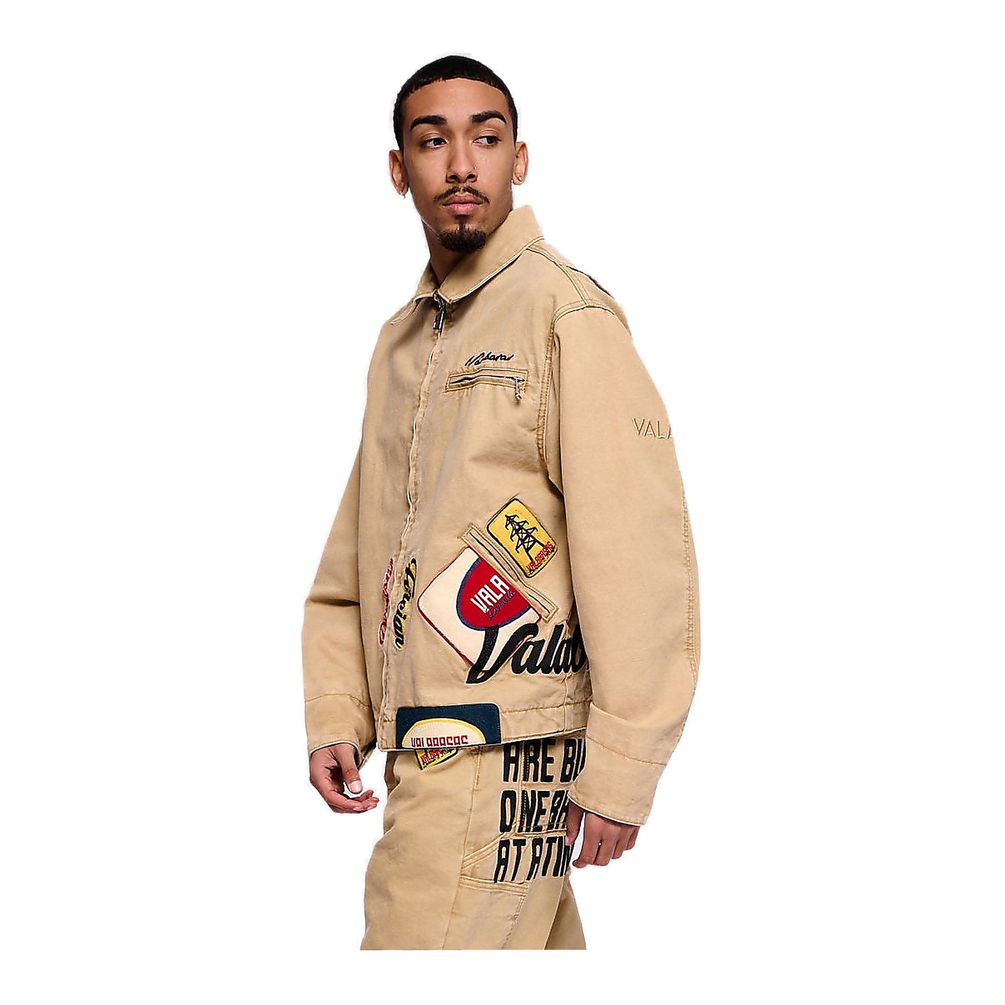 Valabasas Patch Jacket - Multi-Graphic Khaki