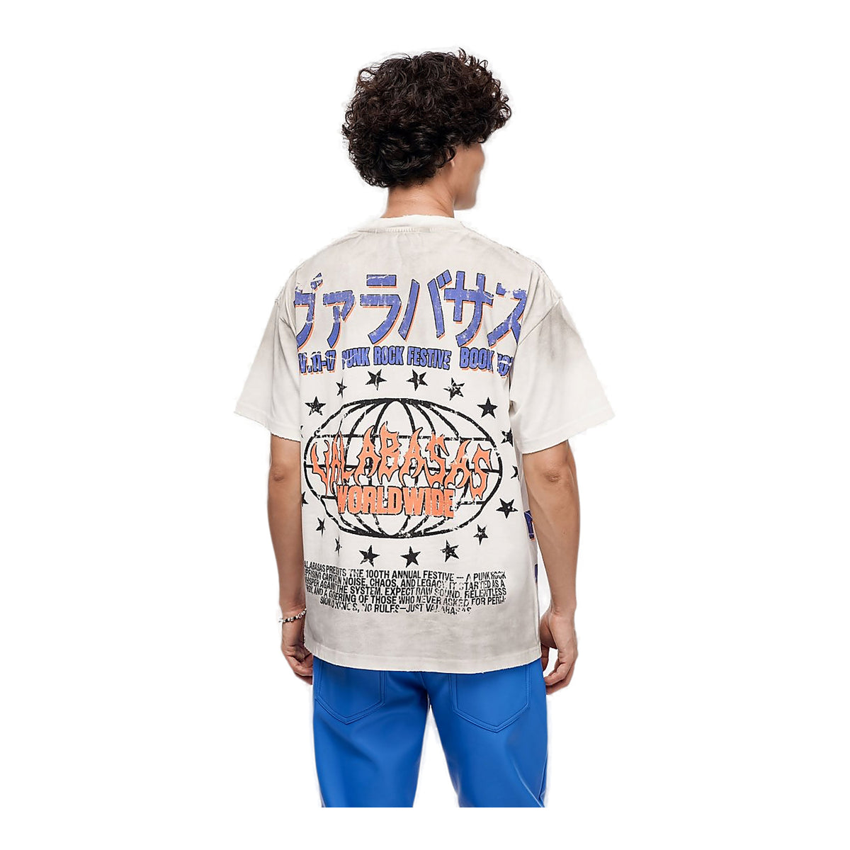 Valabasas Punk T-Shirt - Graphic White