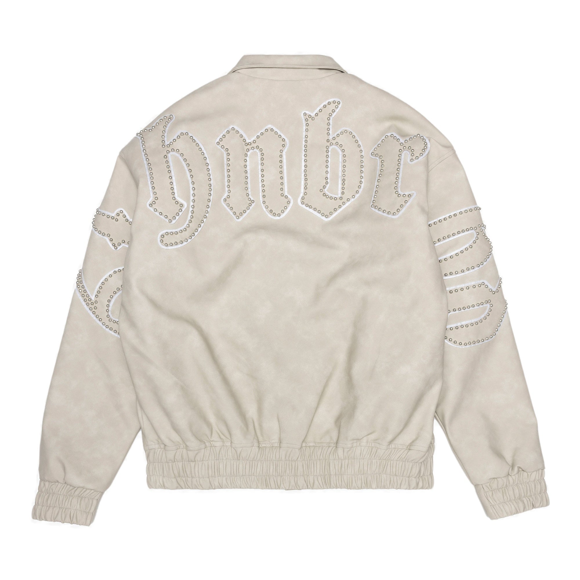 6Th Nbrhd Star Studded Men's Jacket - Beige