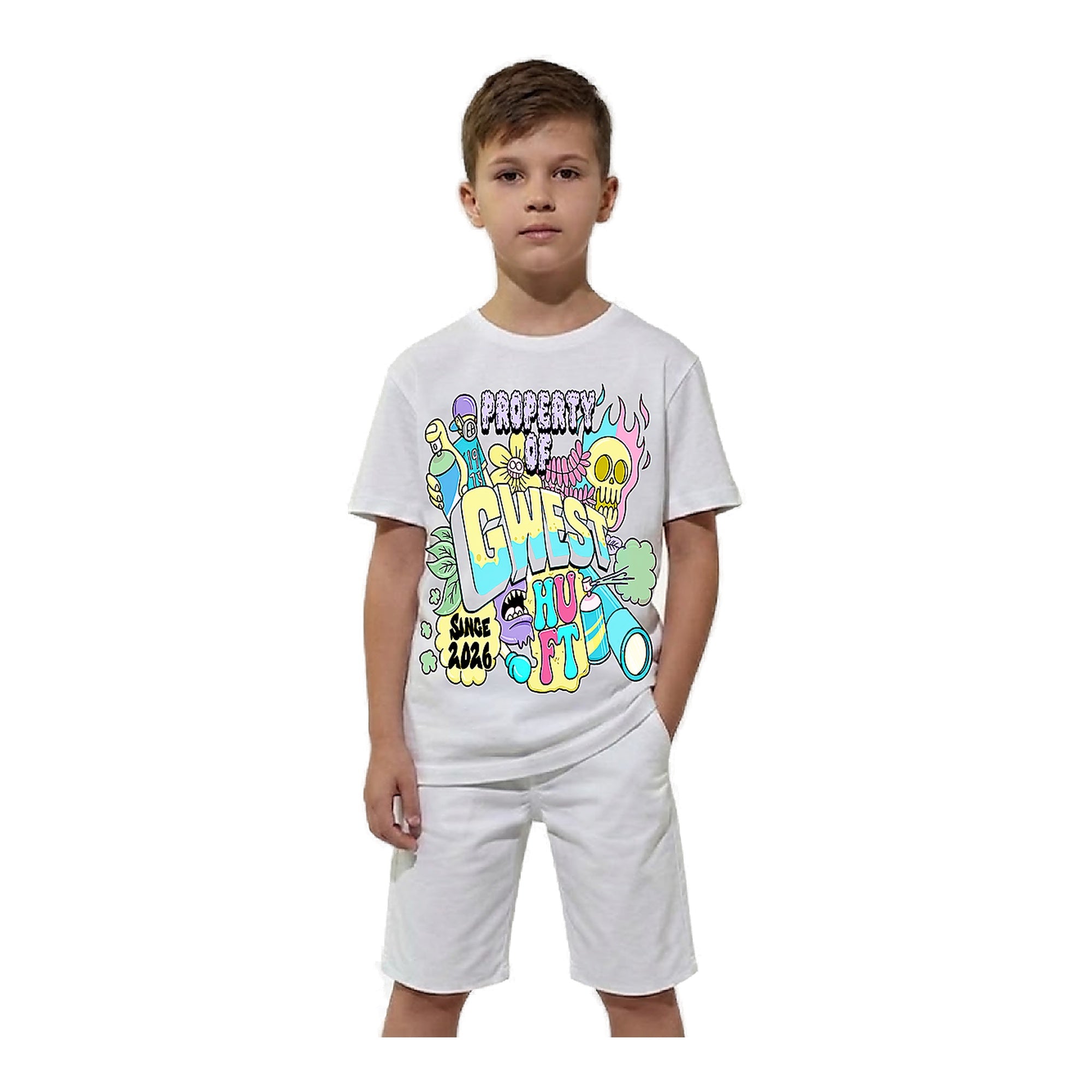 G-West Graffiti Youth T-Shirt - Graphic