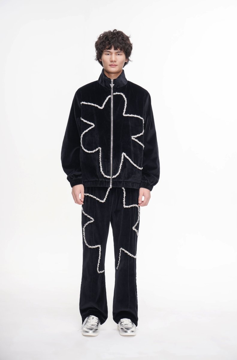 Dahlia Velvet Pants Black - Valabasas