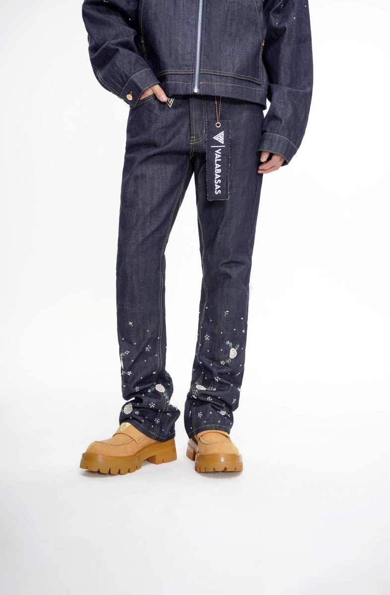 Valabasas Dandelion Denim Stacked Jean - Dark Wash