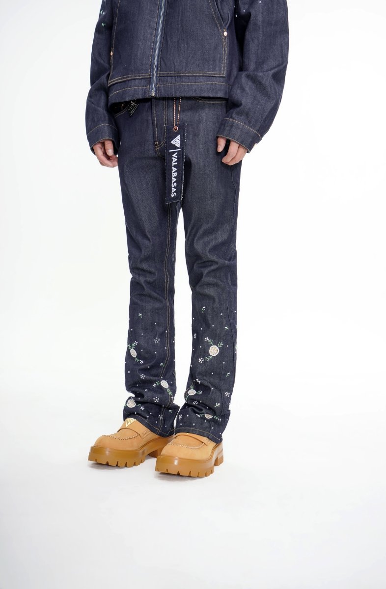 Valabasas Dandelion Denim Stacked Jean - Dark Wash