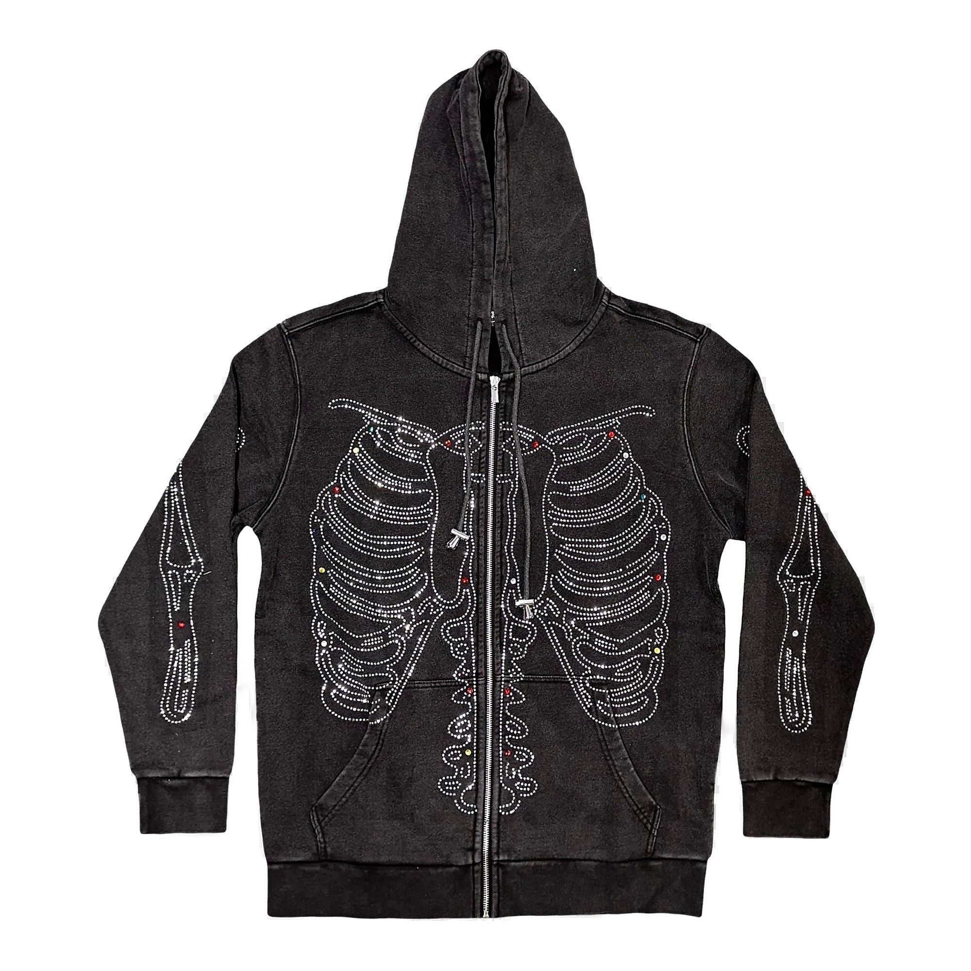 Reelistik Skeleton Diamonds Hoodie Men's - Skeleton Design