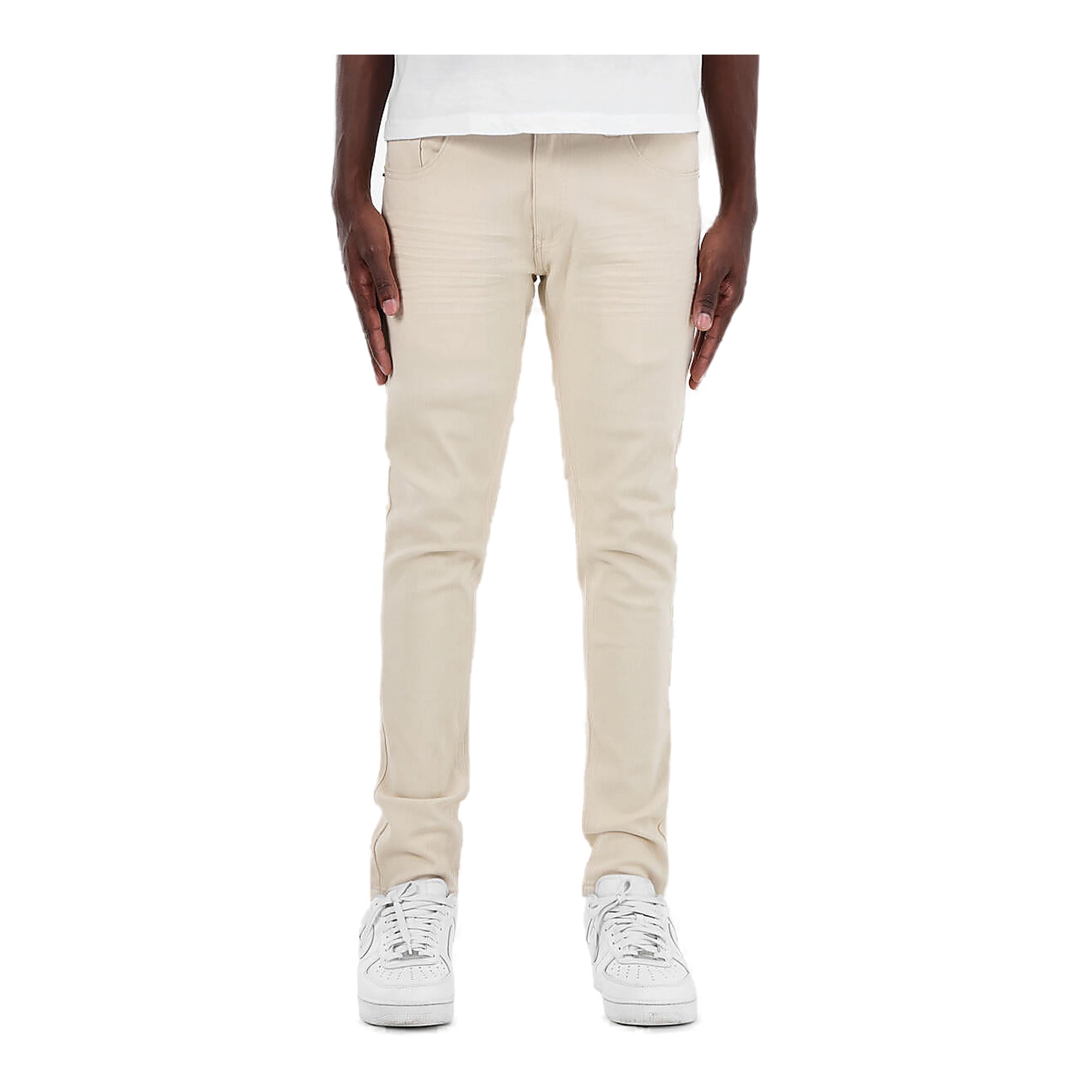Copper Rivet Whisker Pants - Tapered Leg