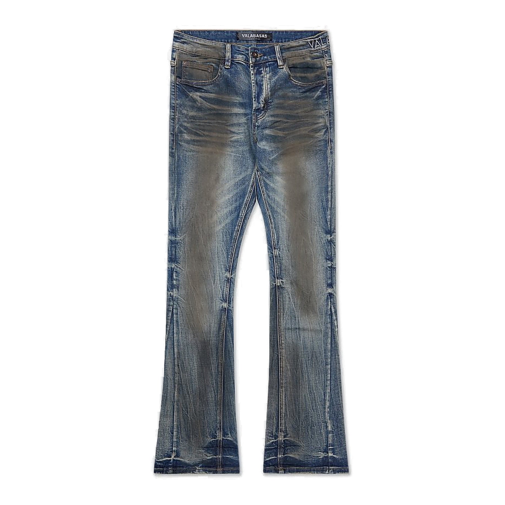Valabasas Fax Denim Men's Jeans - Distressed Wash